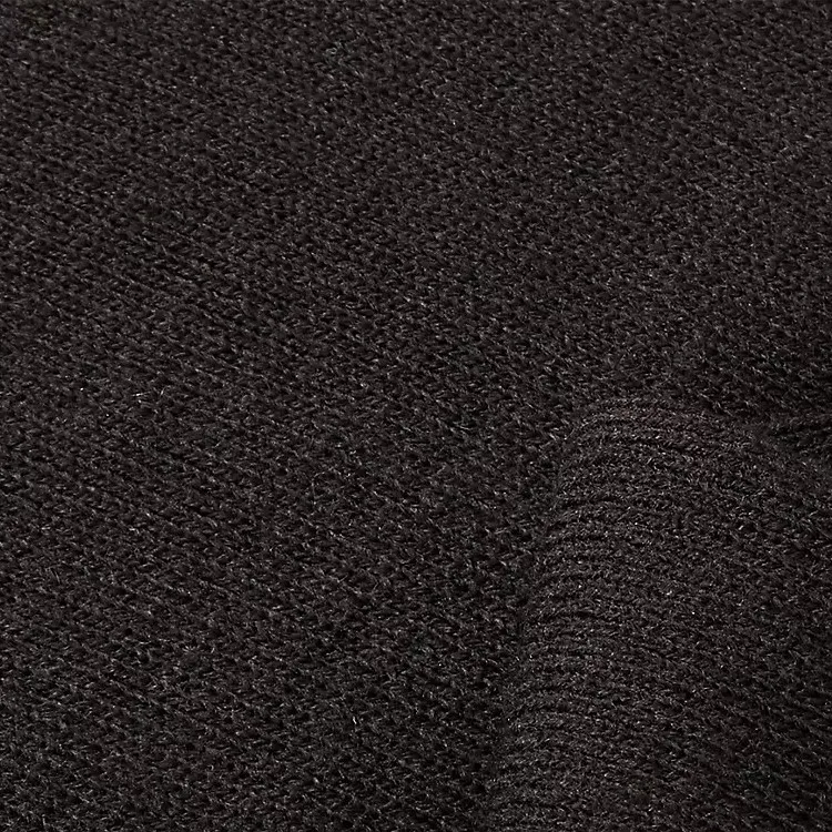 CALVIN KLEIN Acrylic Knit Scarves Women's Black-2