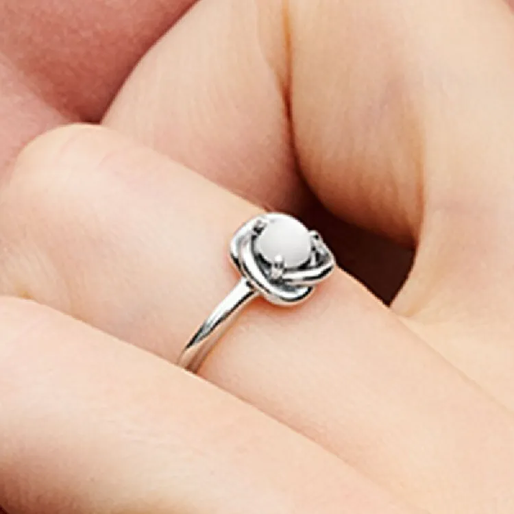 Pandora Resin, Artificial Pearl Mother Of Pearl, Gemstone Rings Unisex Silver-2