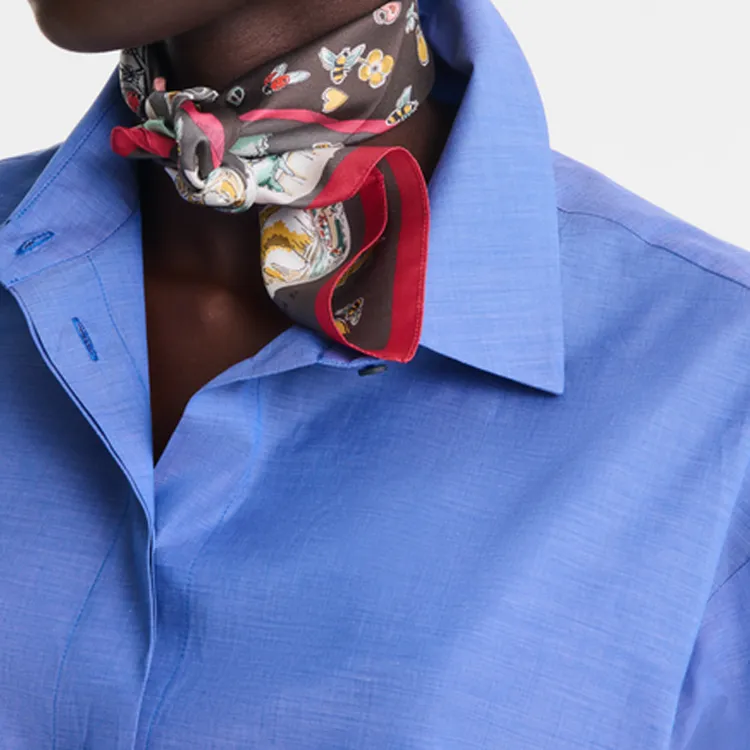 LONGCHAMP Silk, Silk Scarves Women's Red-1