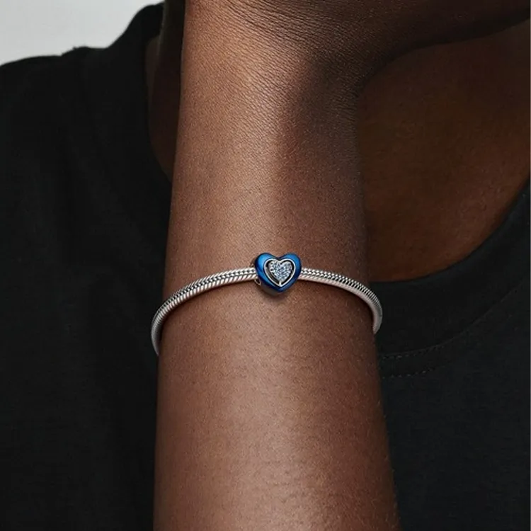 Pandora 925 Sterling Silver Jewelry Accessories Women's Blue-2