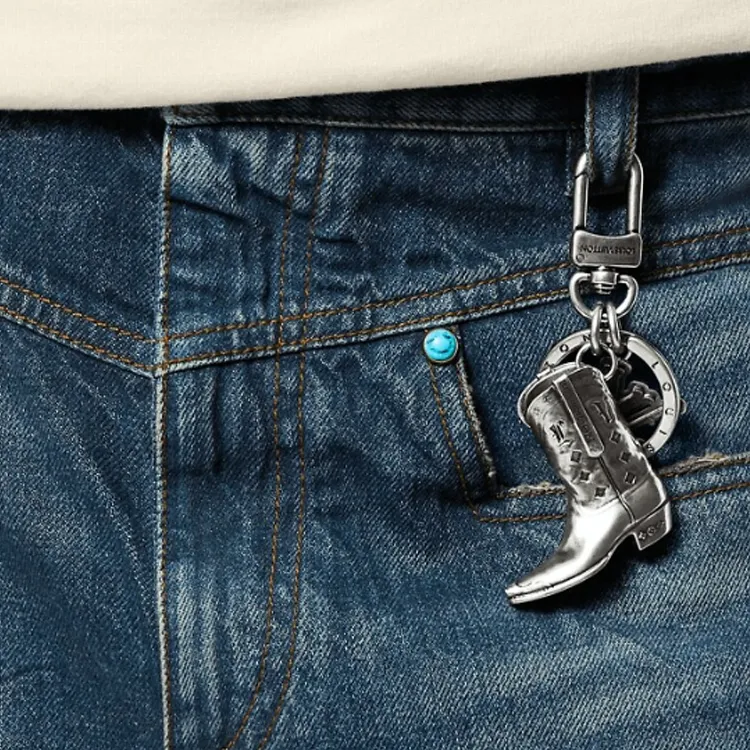 LOUIS VUITTON Cowboy Boot Key Holder And Bag Charm-2