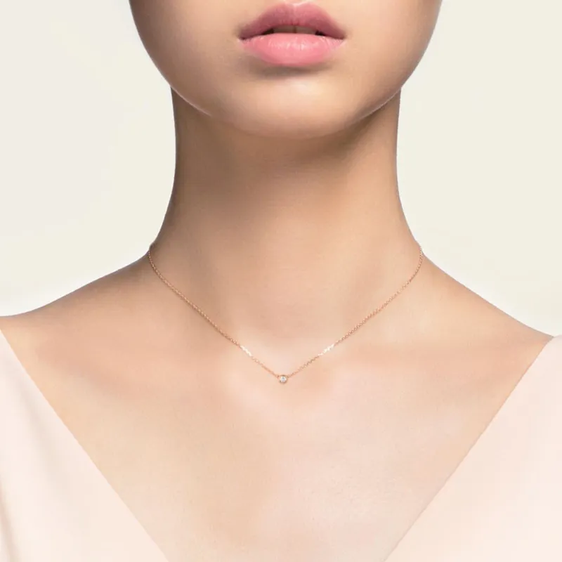 CARTIER 18K Rose Gold Necklaces Women's-4