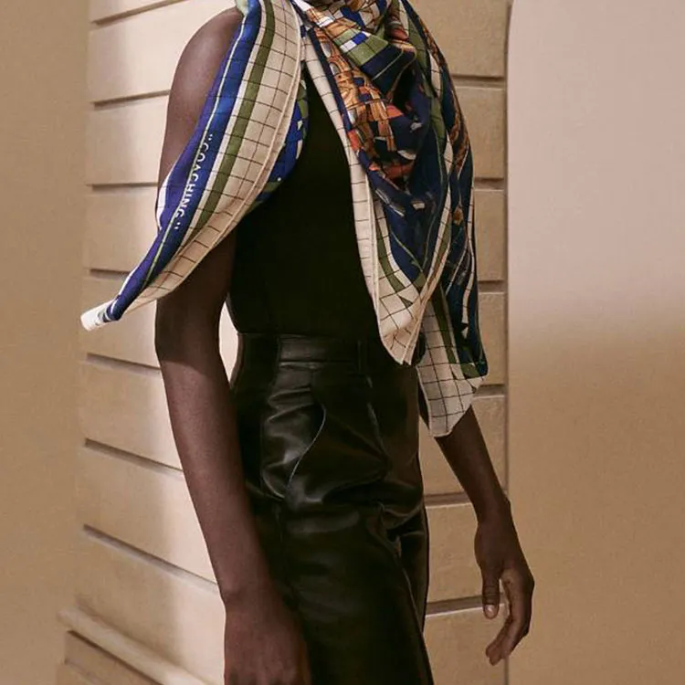 HERMES Silk Scarves Women's Multicolor-2