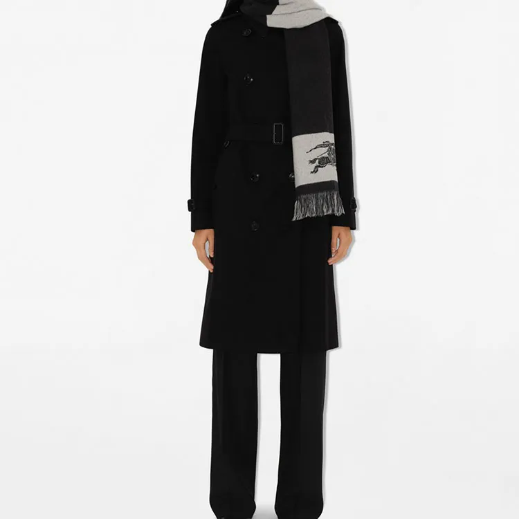 Burberry Ekd Logo Wool Scarf-3
