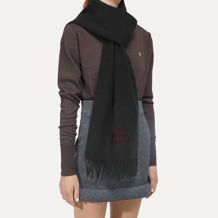 Vivienne Westwood Orb Logo-embroidered Scarf-3