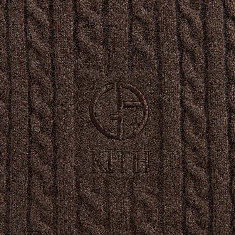 KITH X Giorgio Armani Cable Scarf-3