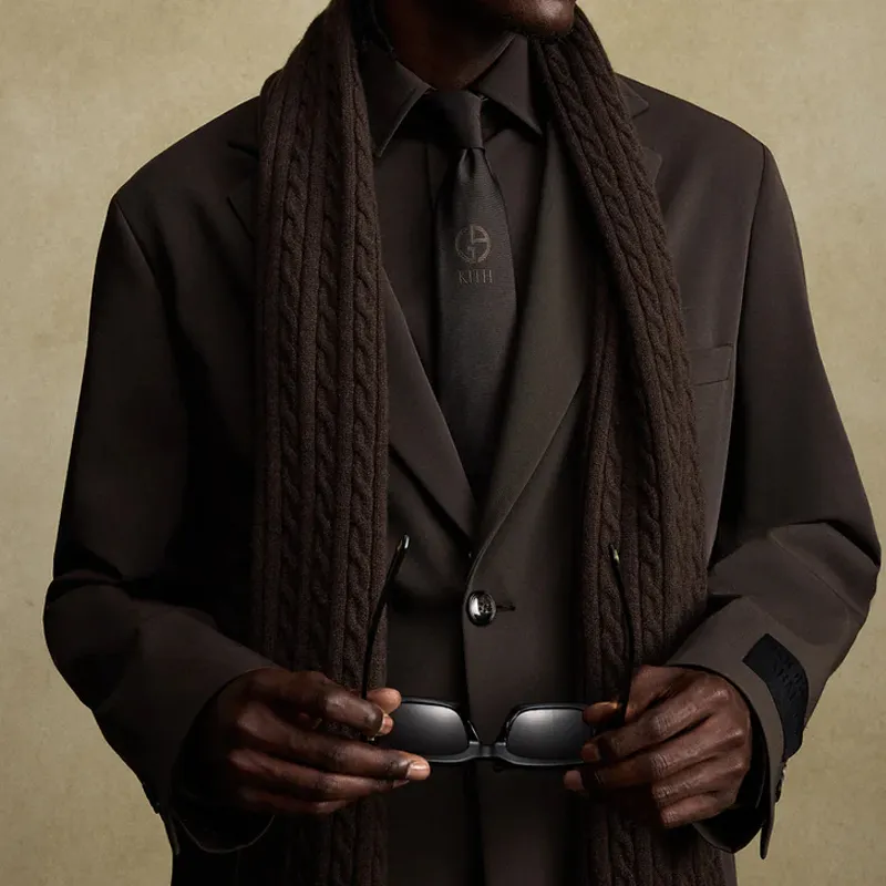 KITH X Giorgio Armani Cable Scarf-4