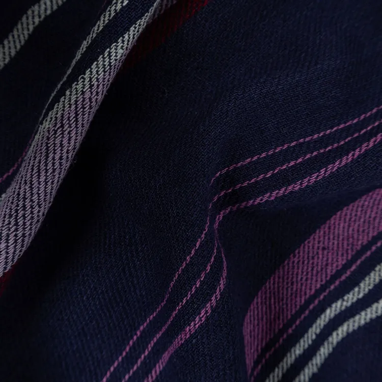ISABEL MARANT Striped Fringed Scarf-1