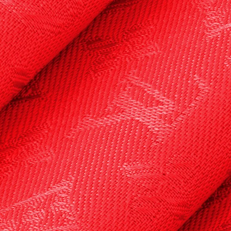 LOUIS VUITTON Mulberry Silk Sheep Wool Shawls Women's Red-2