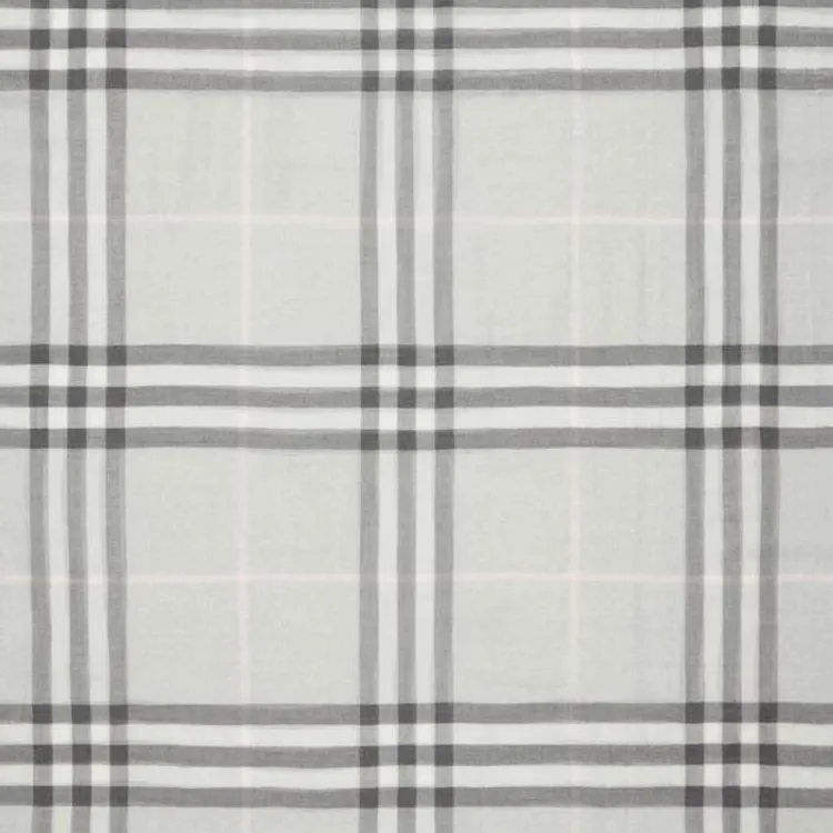 Burberry Wool Knit Scarves Women's Blue-2