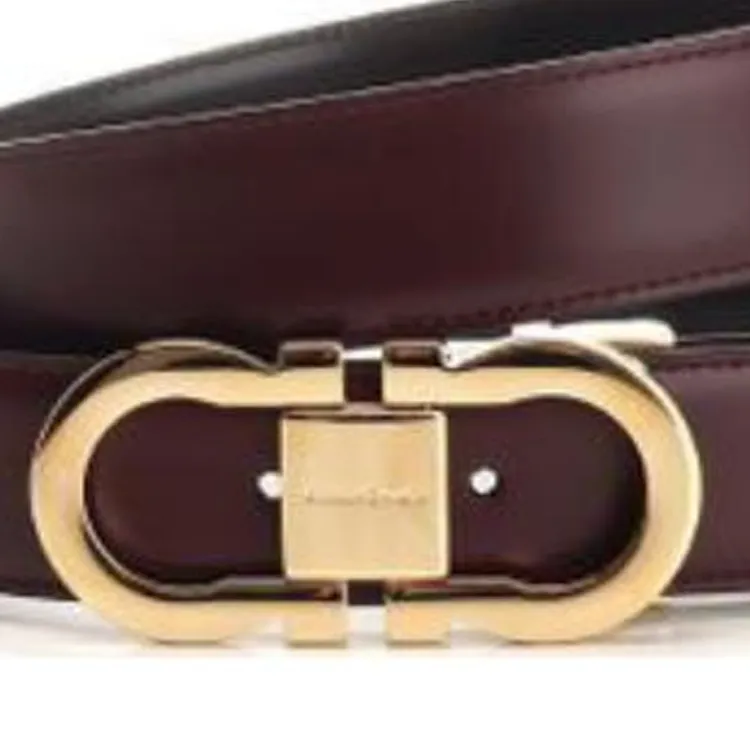 Ferragamo Reversible Gancini Leather Belt-2