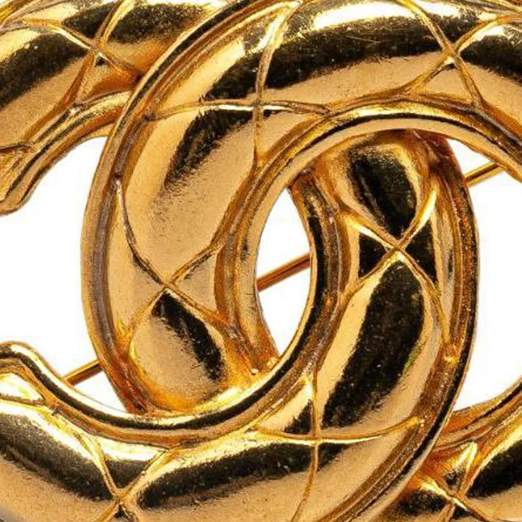 CHANEL 1990s Cc Brooch-2