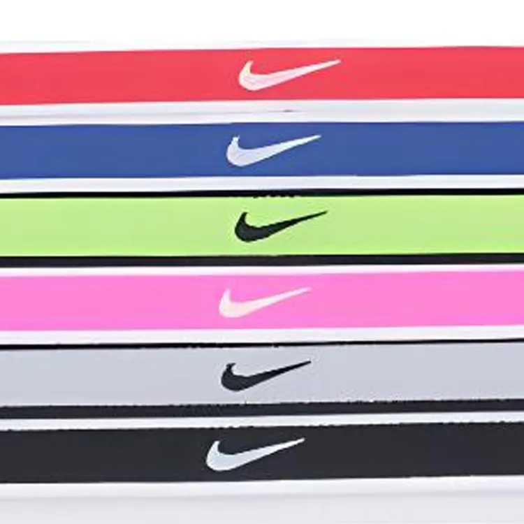 Nike Nylon Hair Bands Men's Red/Blue/Yellow/Pink/Black/White-2