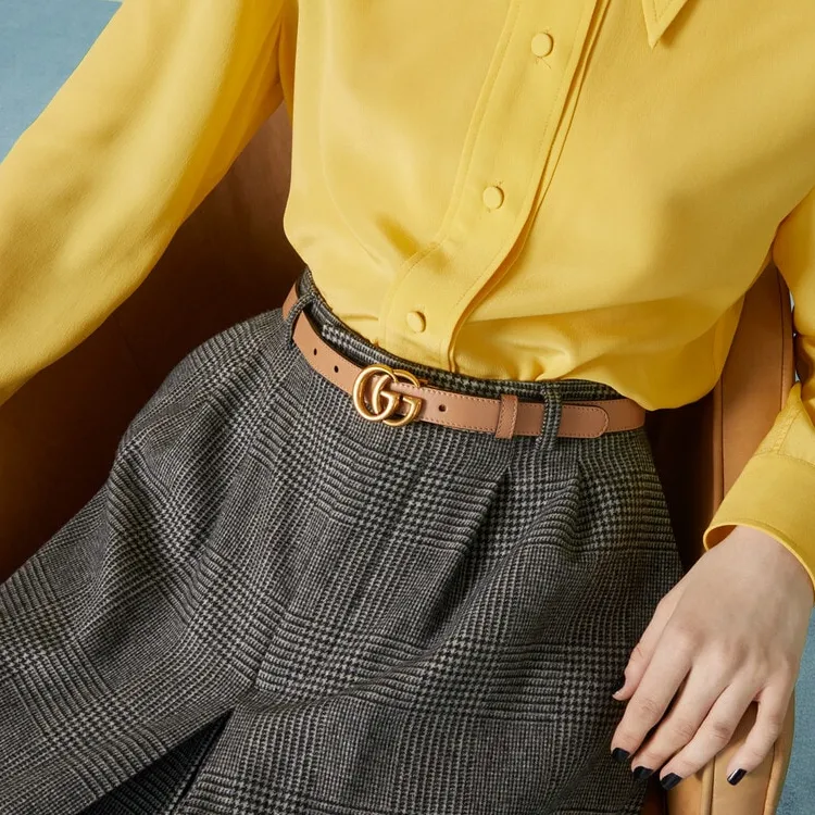 GUCCI Gg Marmont Reversible Belt-6