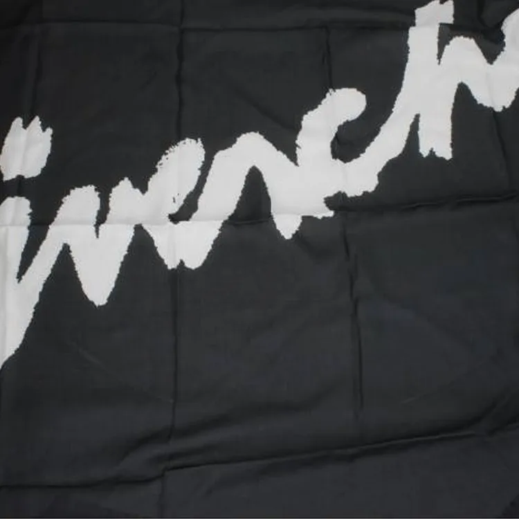 GIVENCHY Cashmere Knit Scarves Men's Black-2