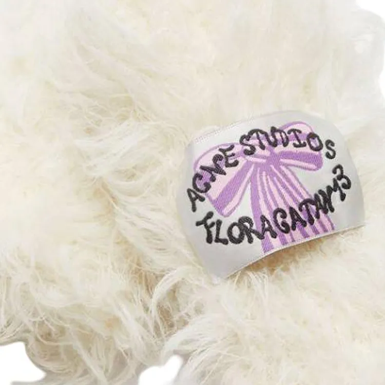 Acne Studios Alpaca Gloves Unisex White-1