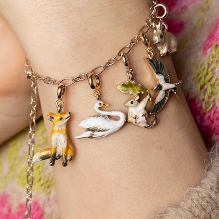 Fable 18k Gold-Plated Brass Bracelets Unisex Gold-1