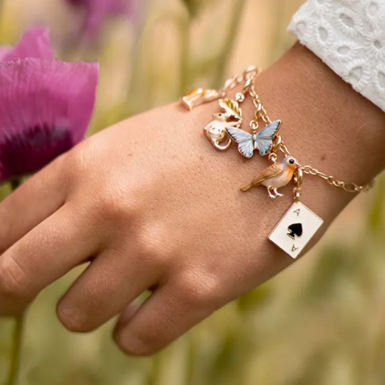 Fable 18k Gold-Plated Brass Bracelets Unisex Gold-2