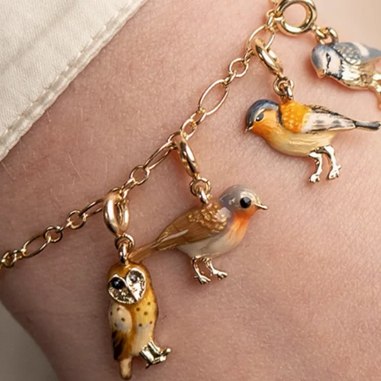 Fable 18k Gold-Plated Brass Bracelets Unisex Gold-3