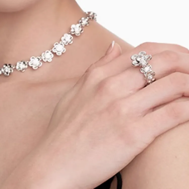 YVMIN Paradise Series 925 Sterling Silver Rings Women's Silver-2