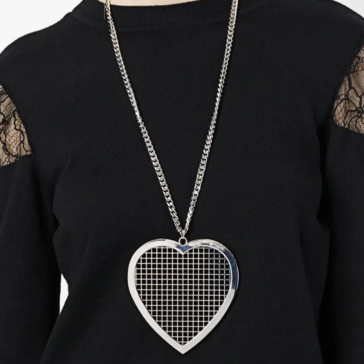 Givenchy Heart Pendant Necklace-2
