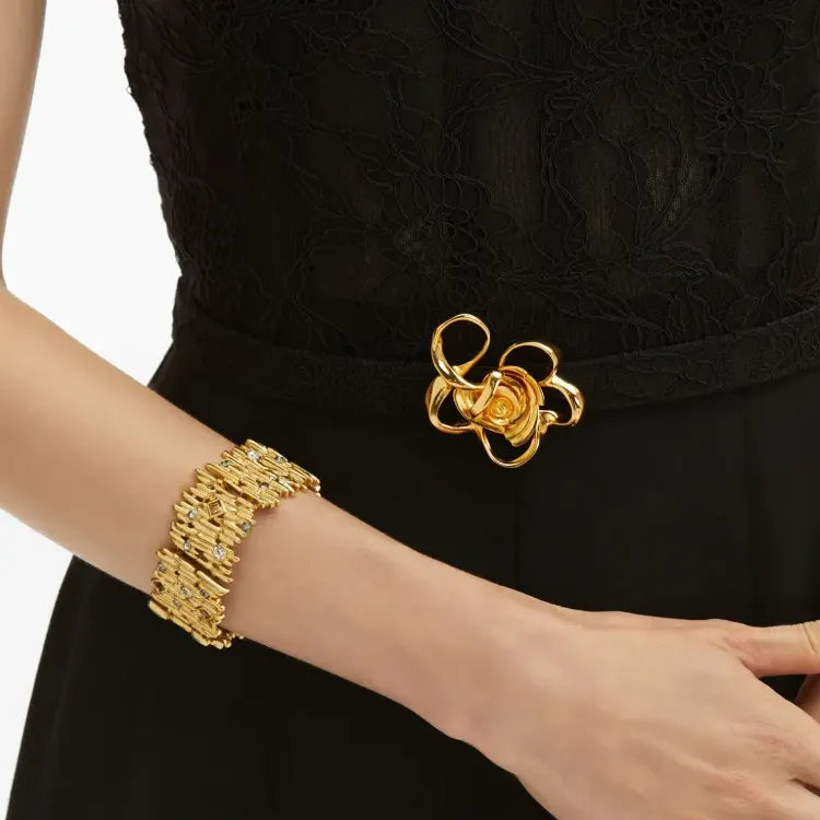 Oscar De La Renta Fine Line Bracelet-2