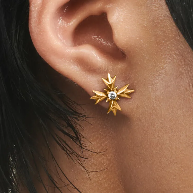 EMANUELE BICOCCHI Crest Crystal embellished Earring-1