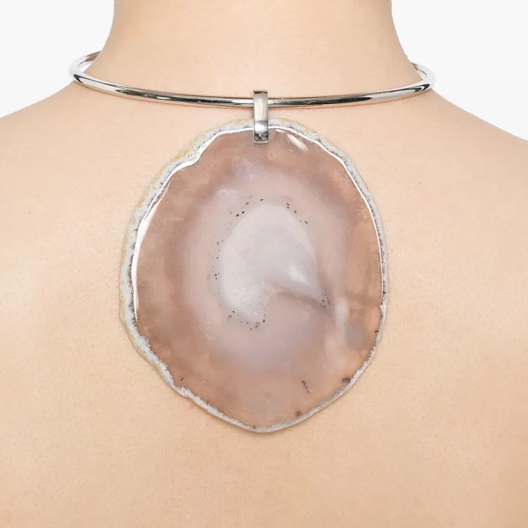 MICHAEL KORS Agate Collar Necklace-2