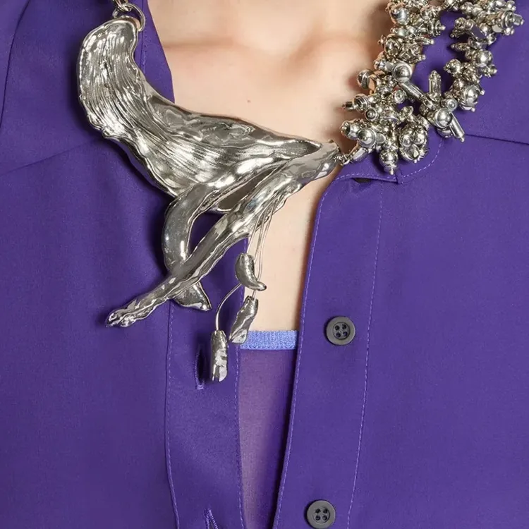 DRIES VAN NOTEN Floral motif Necklace-2