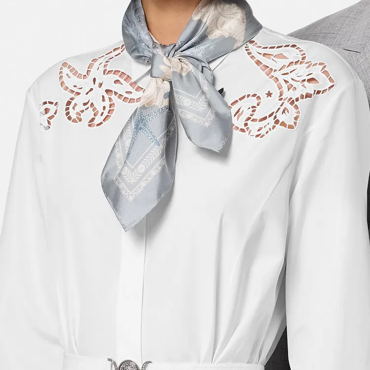 VERSACE Barocco Sea Silk Foulard-2