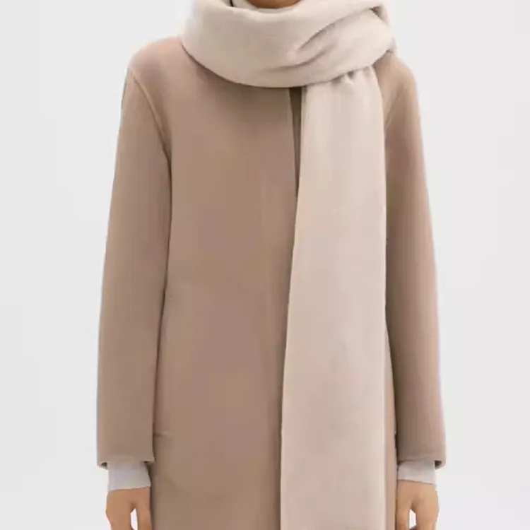 THEORY Knit Scarves Women's Oat-2