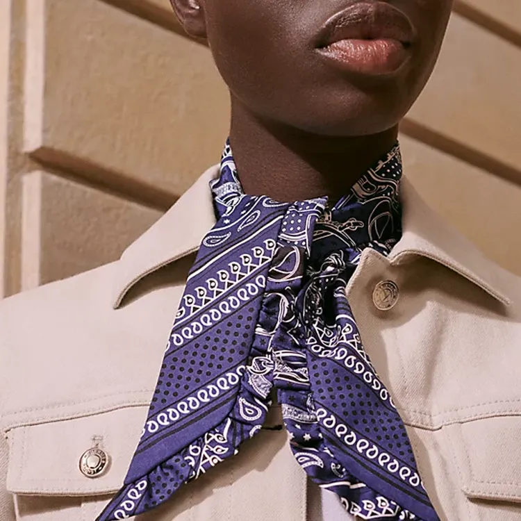 HERMES Silk Scarves Women's Multicolor-2