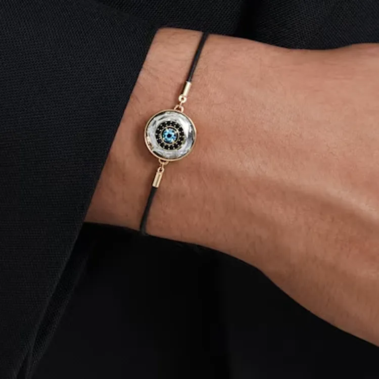 Swarovski Synthetic Cubic Zirconia Faux Crystal Bracelets Women's Black-3