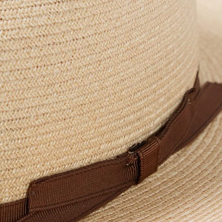 STETSON Sheepskin Linen Satin Sun Protection Hats Unisex Beige-3