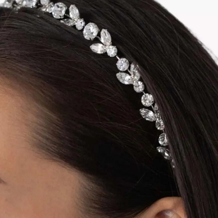 Jennifer Behr Kyra Crystal embellished Headband-2