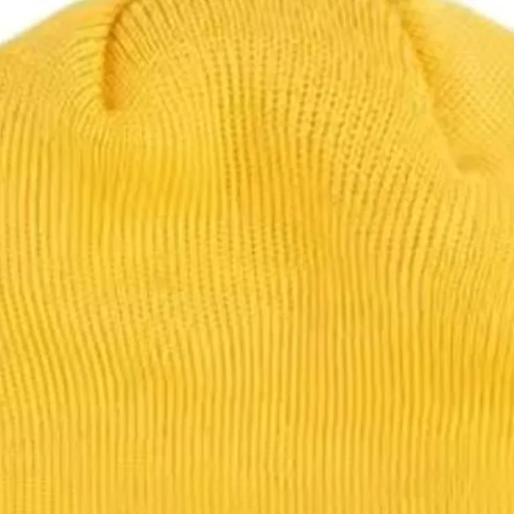 Dime MTL Merino Wool Acrylic Beanies Unisex Yellow-2