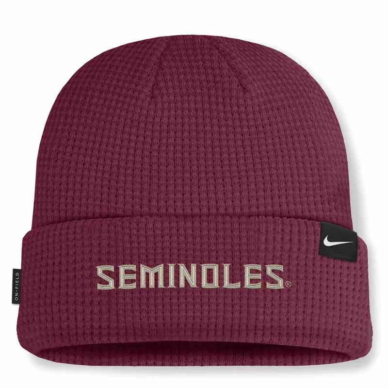 Nike Florida State Seminoles Sideline Terra Men's Nike College Cuffed Beanie-1