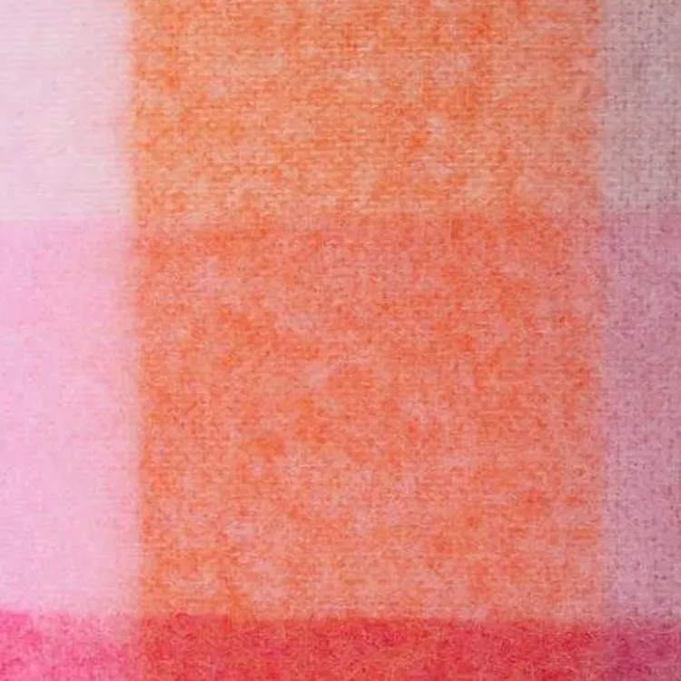 Acne Studios Logo Patch Checked Scarf-2