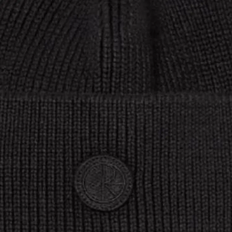 POLAR SKATE CO Cotton Beanies Men's Black-1