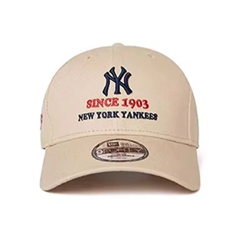 New Era   Baseball Caps Unisex Beige-1