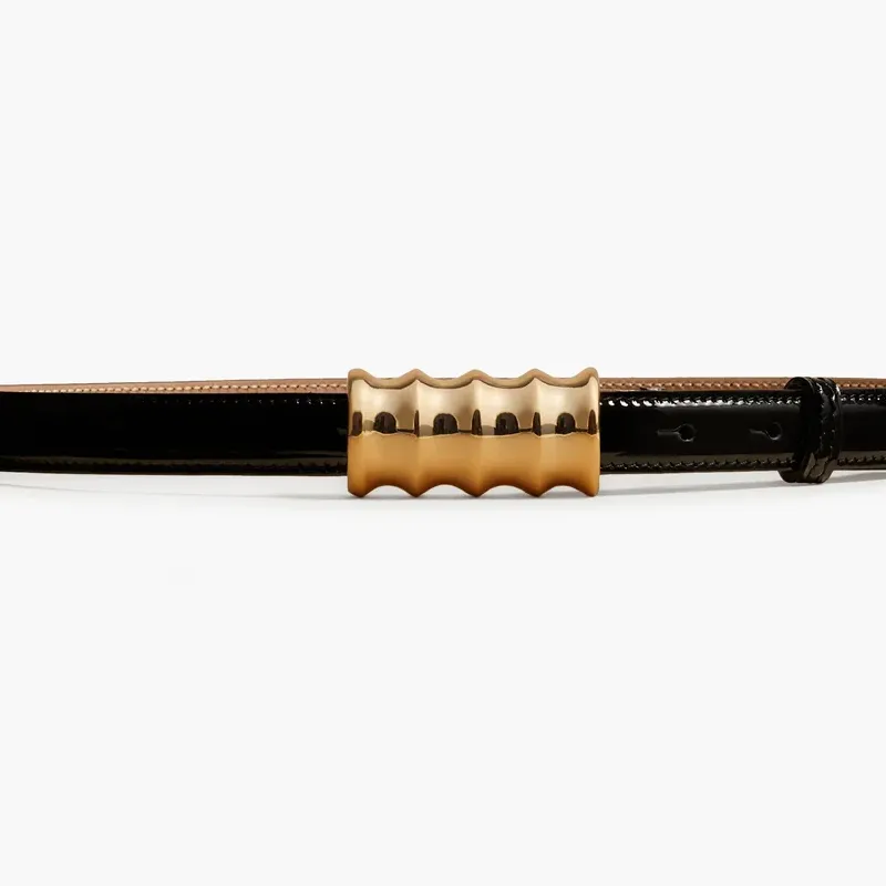KHAITE The Small Julius Leather Belt-1