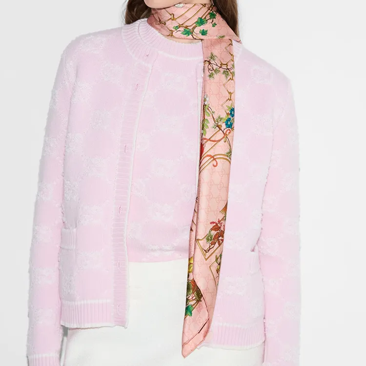 GUCCI Floral Print Scarf-2