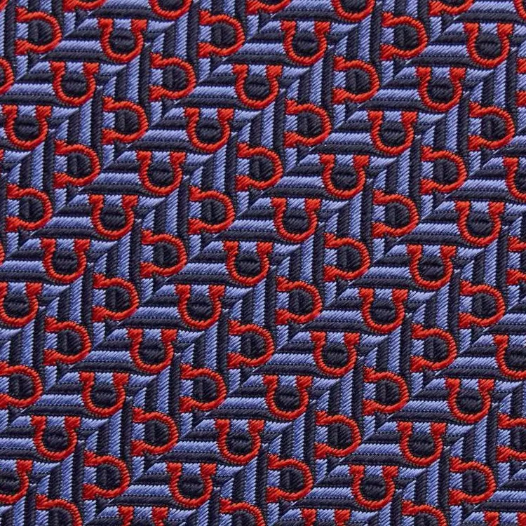 Ferragamo Jacquard Gancini Tie-2