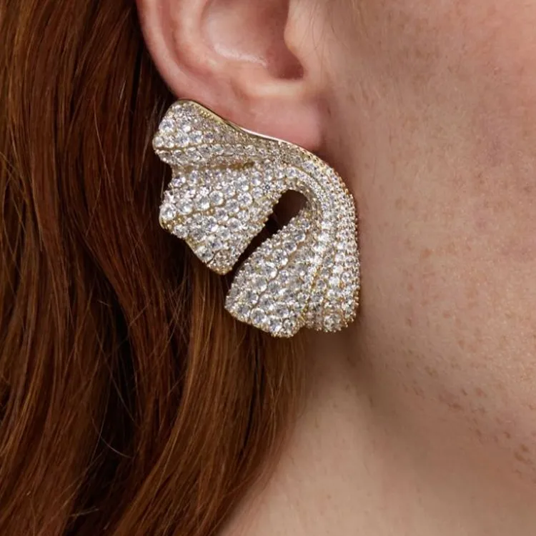Ferragamo Drape Earrings-4