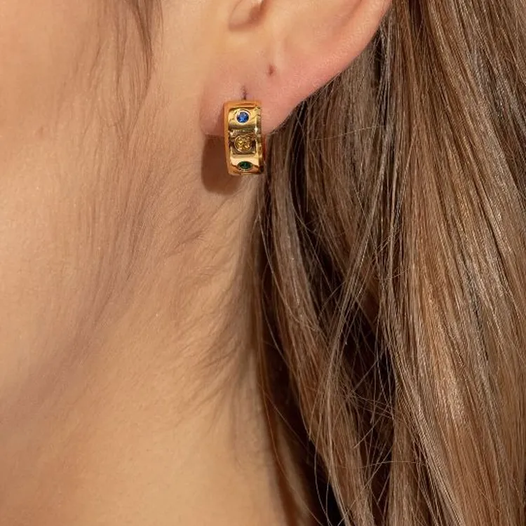 Kate Spade Crystal embellished Hoops-3