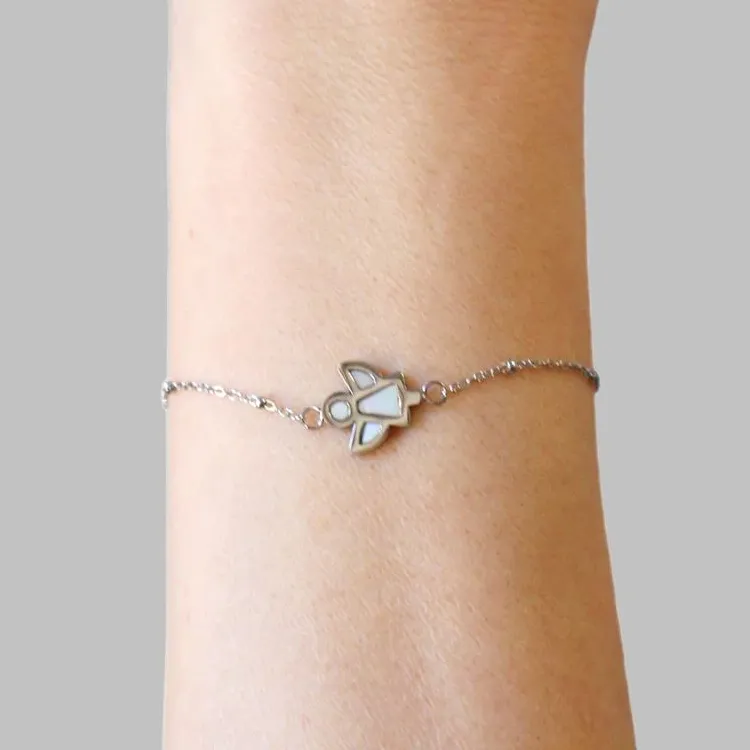 ANARTXY Surgical Steel Shell Bracelets Women's Gold/Silver-2