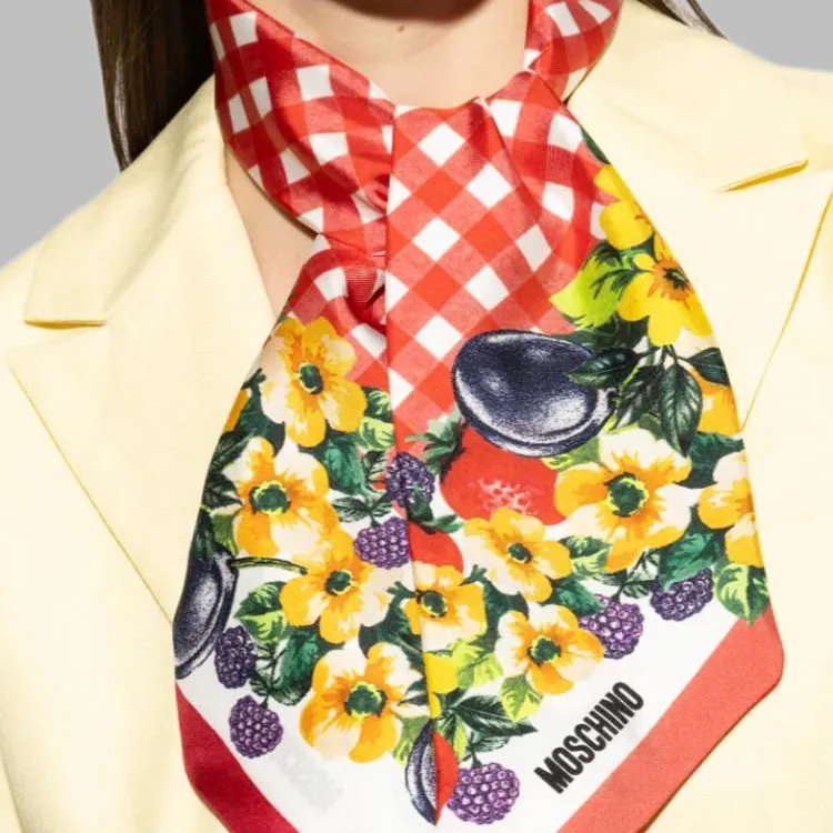 MOSCHINO Floral print Scarf-1