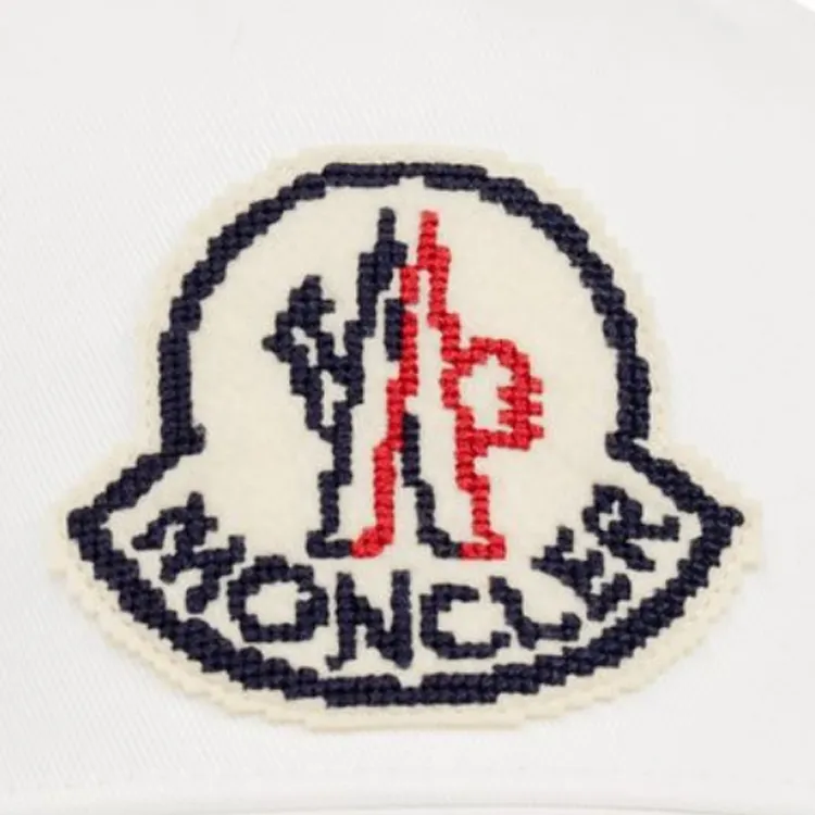 Moncler Gabardine Logo Patch Baseball Cap-2