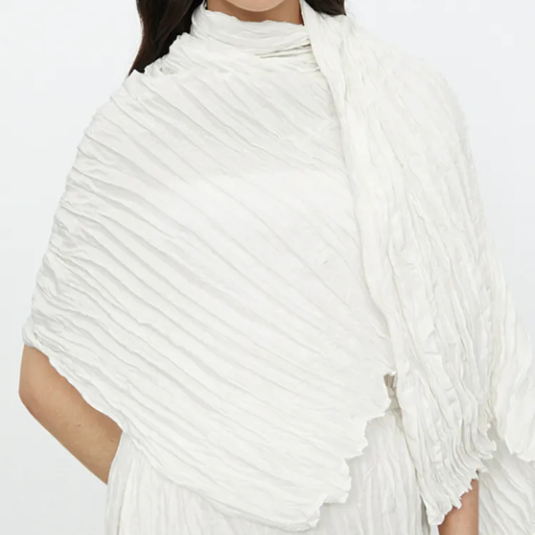 TOTEME Mulberry Silk Silk Scarves Women's Beige-2