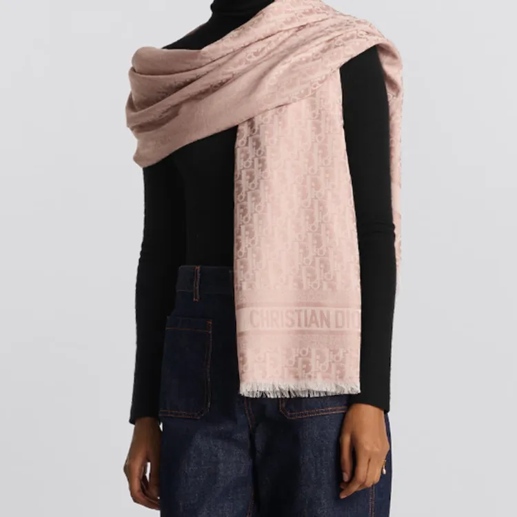 DIOR Cotton Shawls Women's Pink-1